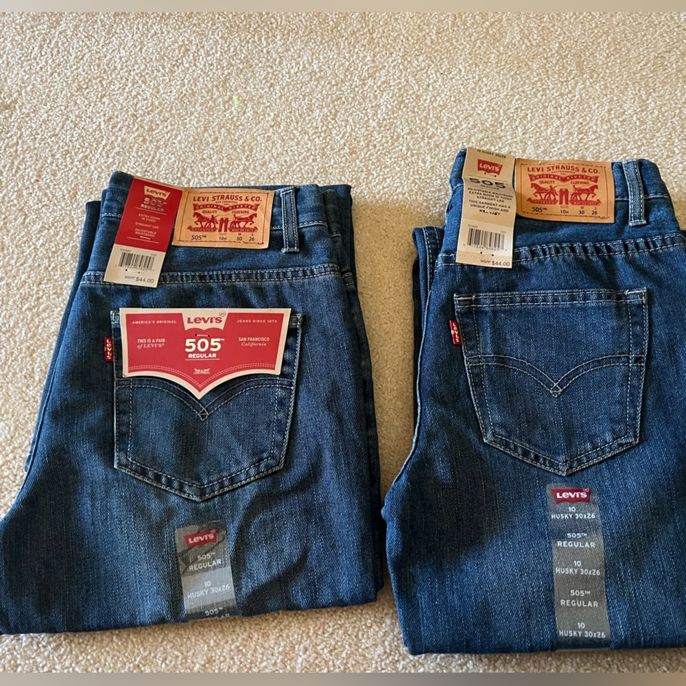 Levi's Blue Classic Denim Jeans